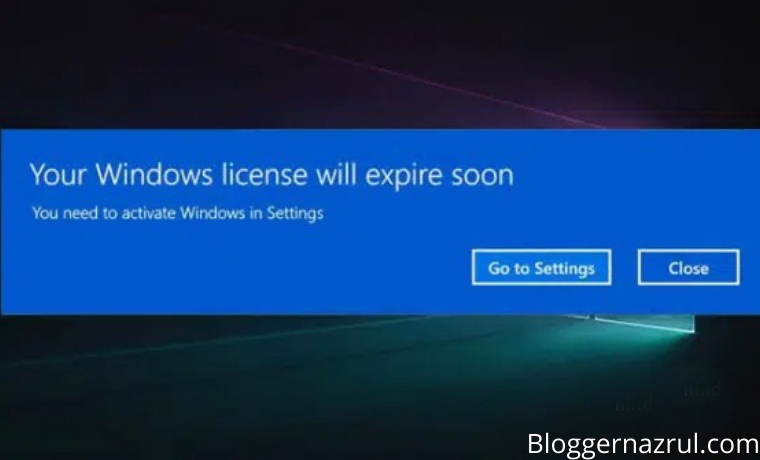 How To Fix Your Windows license will expire soon