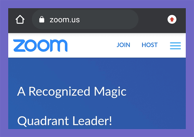 Opening the Zoom Site