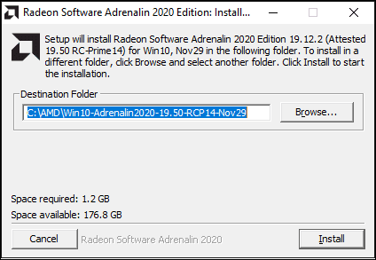Manually Install AMD Drivers from AMD Adrenaline Software