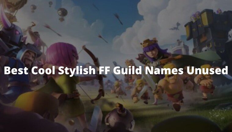 Best Cool Stylish FF Guild Names Unused