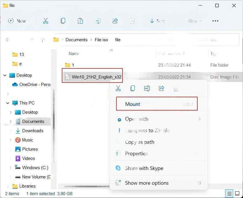 How to Open ISO File on Windows 11