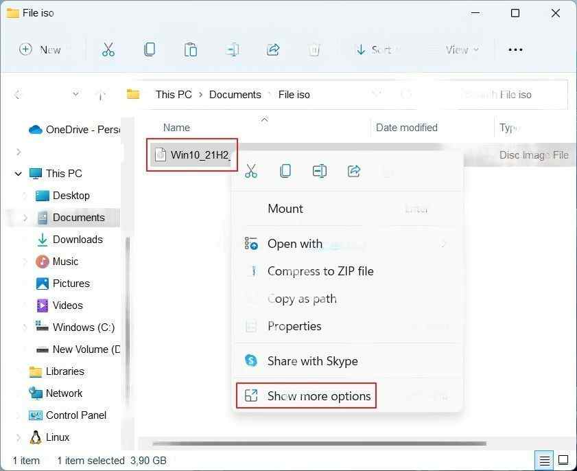 How to Open ISO File on Windows 11