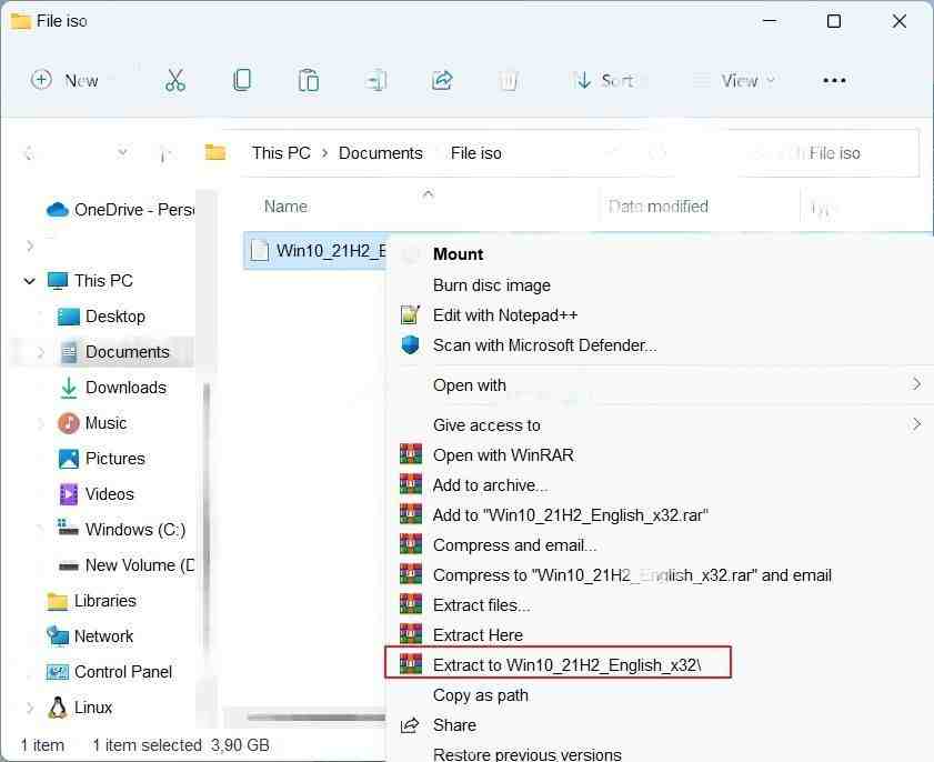 How to Open ISO File on Windows 11