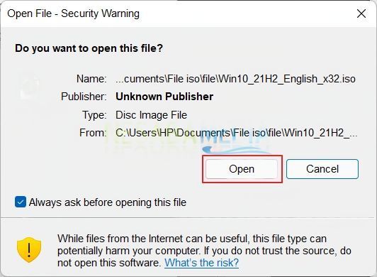 How to Open ISO File on Windows 11
