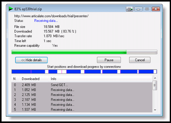 Speed ​​up the Download Process