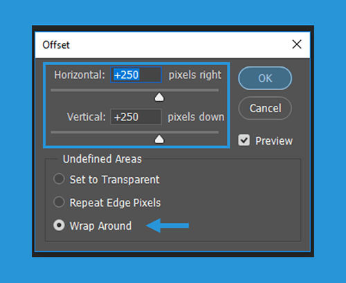 Creating a Polka-dot Pattern