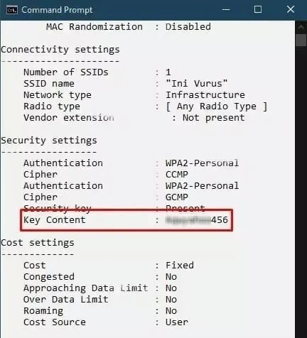 How to Find Wifi Password in Windows 10 via CMD