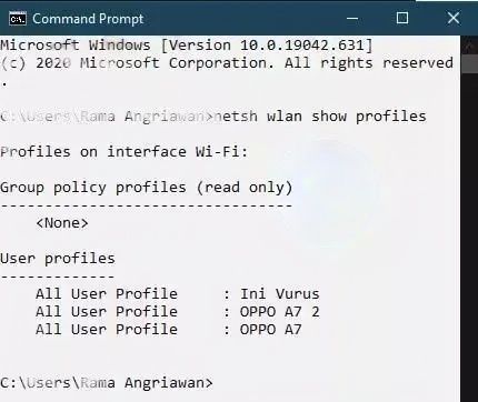 How to Find Wifi Password in Windows 10 via CMD
