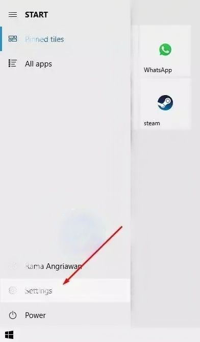 Open Windows Settings
