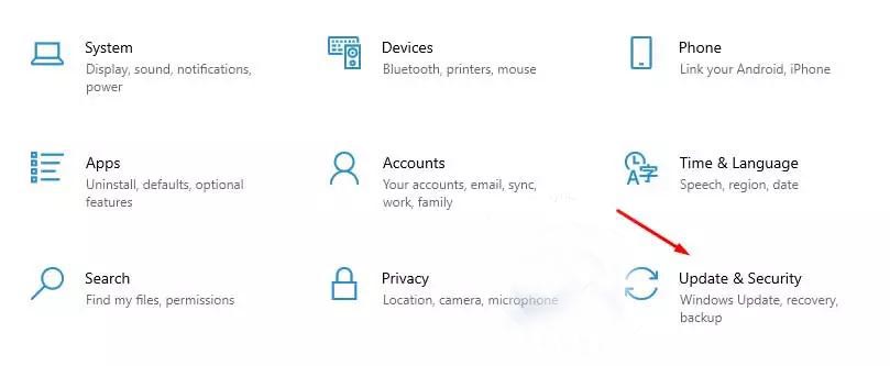 Open Windows Settings