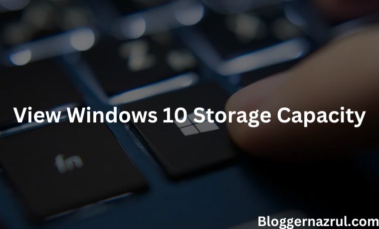 5 Ways to View Windows 10 Storage Capacity