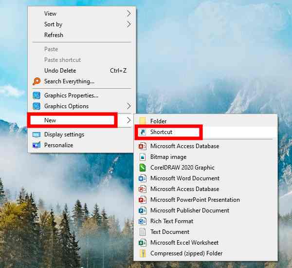 How to Create Sleep Shortcut in Windows 10