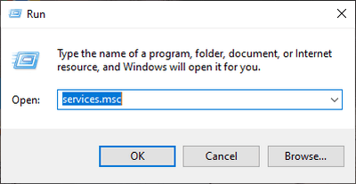 Open Service Manager in Windows 1011