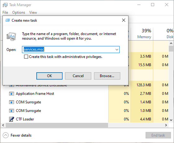 Using Task Manager