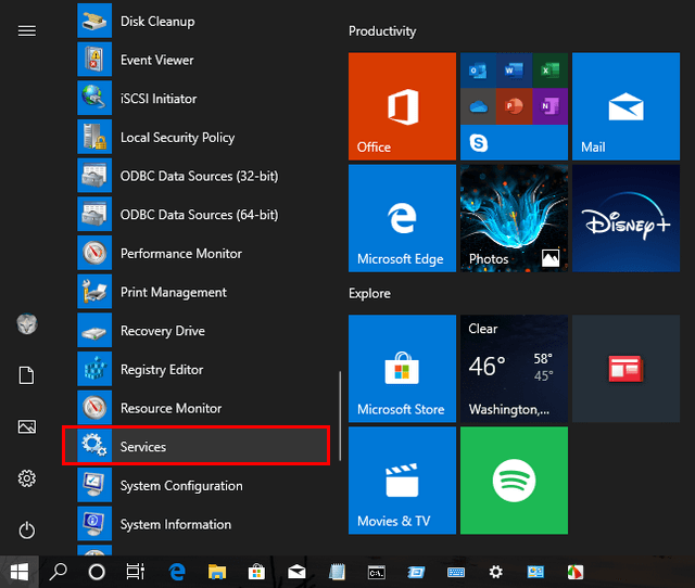 Using the Start Menu