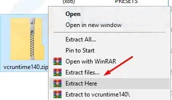 Download VCRuntime140.dll File & Copy it to Windows Directory