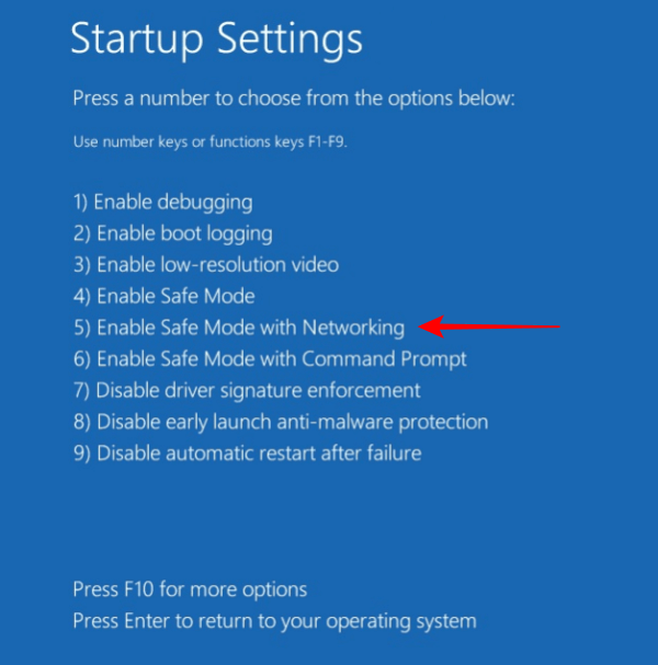 Enter Safe Mode