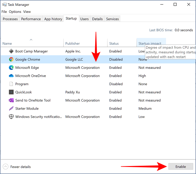 How to add startup programs in Windows 10