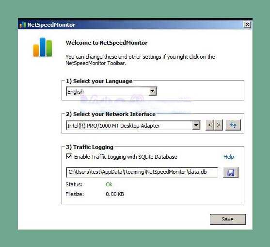 Net Speed Monitor Windows XP, Vista dan 7