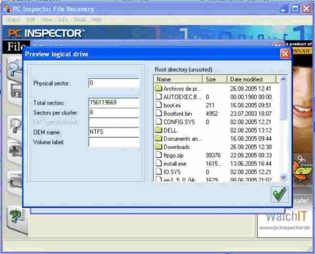 PC Inspector File Recovery