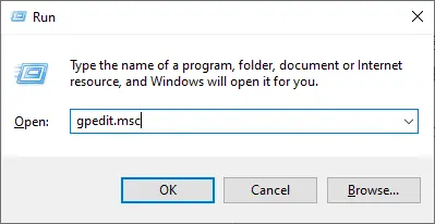 Turn off Auto Update via Group Policy Editor