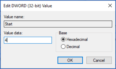Turn off the RunTime Broker service