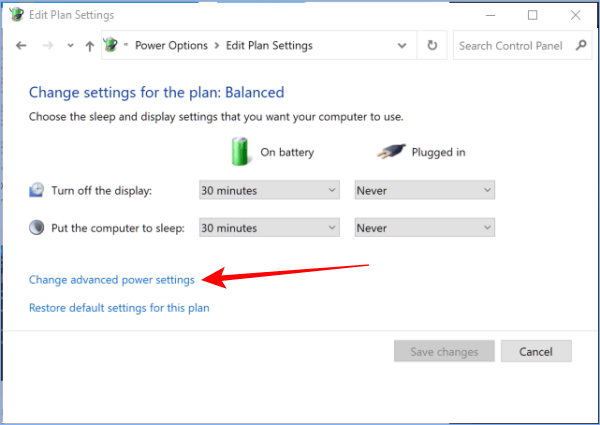 Turn off the USB Selective Suspend Feature