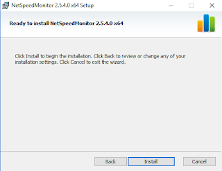 Using Apps Net Speed ​​Monitor in Windows 10