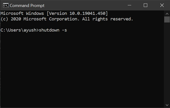 Using Command Prompt