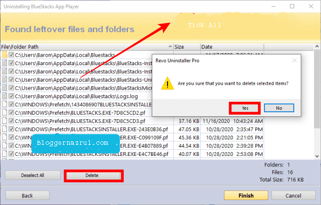 Using RevoUninstaller