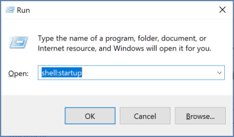 Using the Startup folder