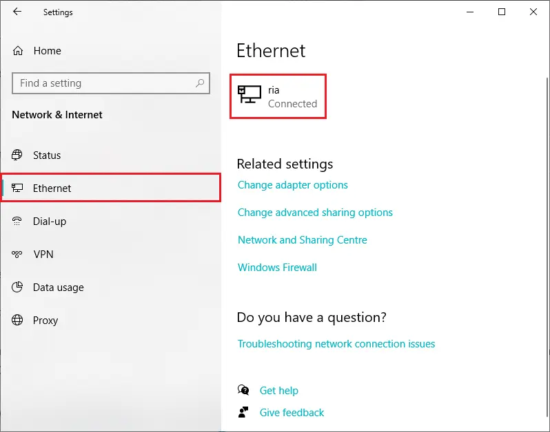 When You Use Ethernet