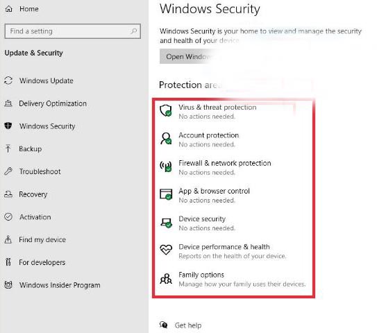 Windows Security (Windows Defender)