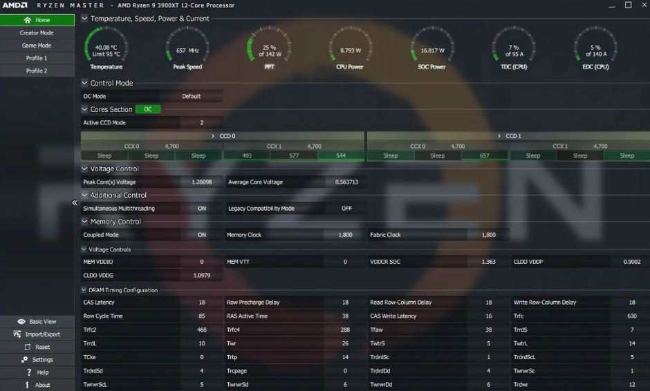AMD Ryzen Master