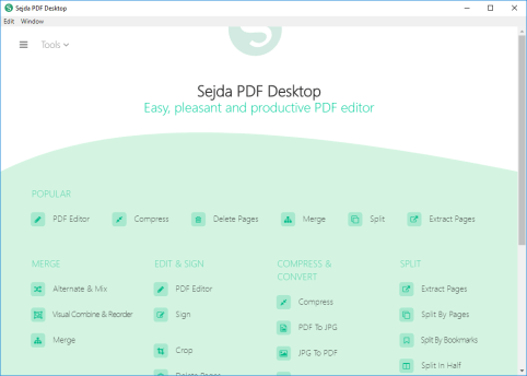Sejda PDF Editor
