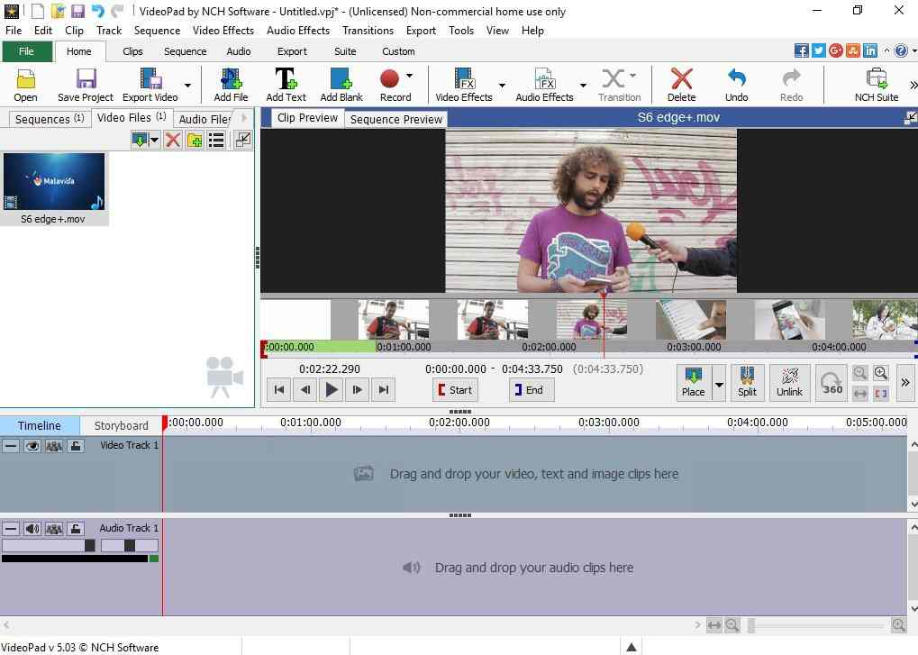 VideoPad Video Editor
