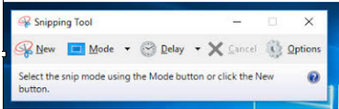 Here's how to use the snipping tool