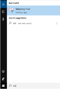Here's how to use the snipping tool