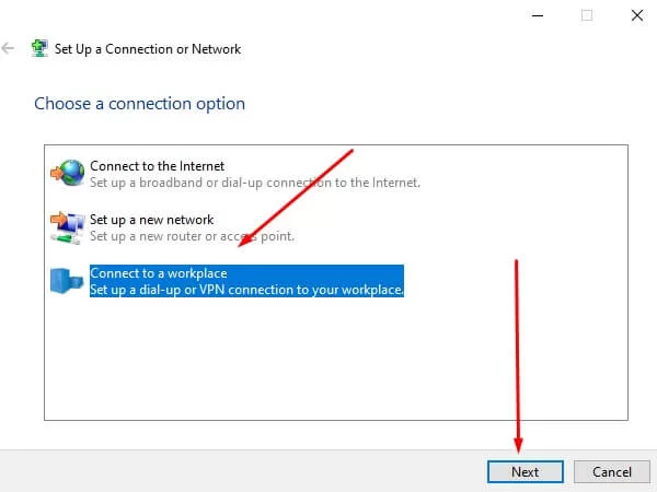 Connect To A Workplace