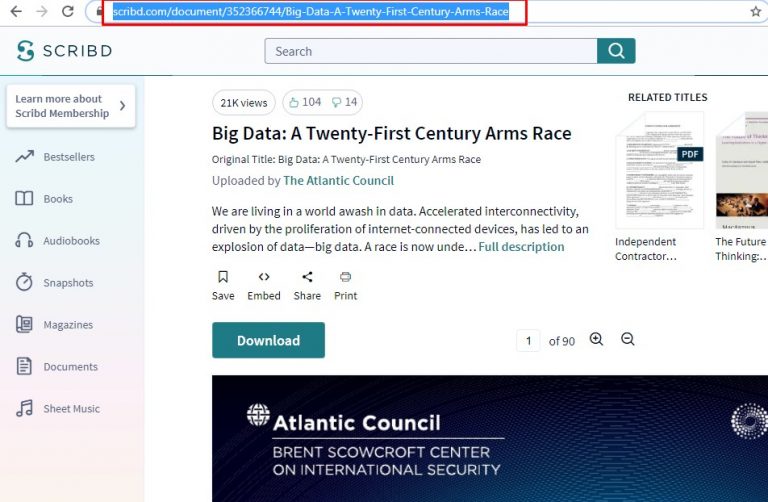 Download Files on Scribd Without Logging in with DLSRIB.com