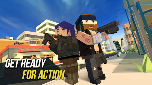 Grand Battle Royale Pixel FPS