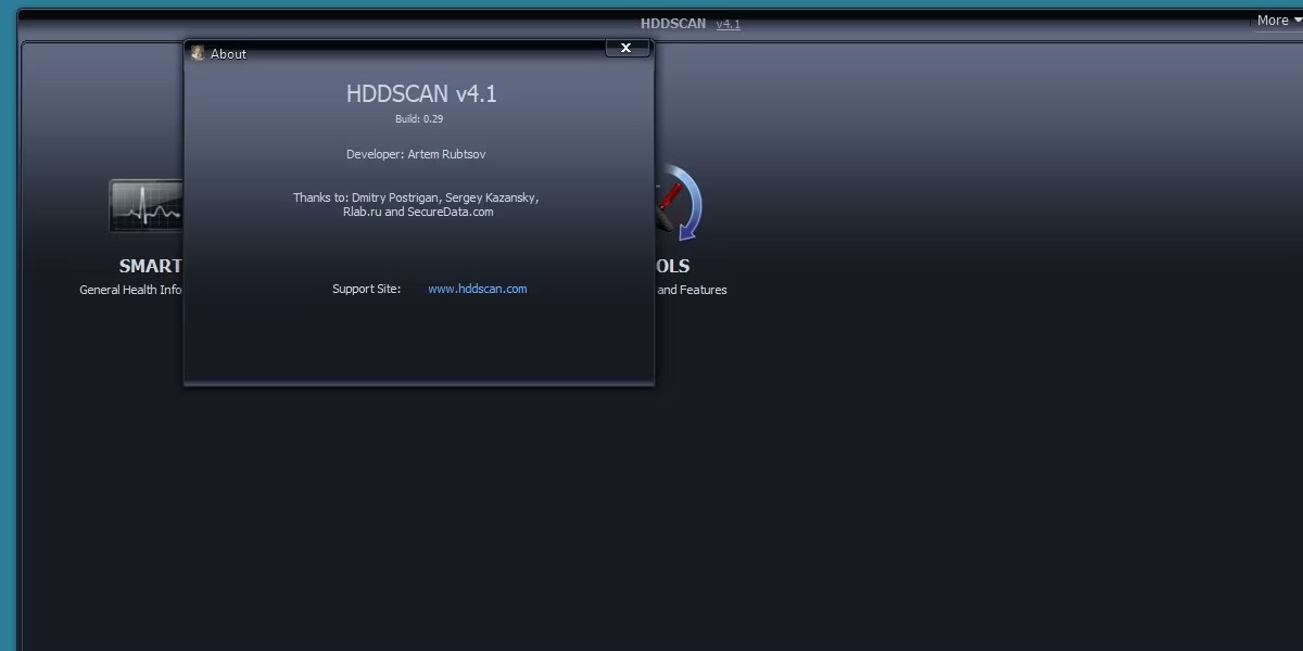 HDDScan