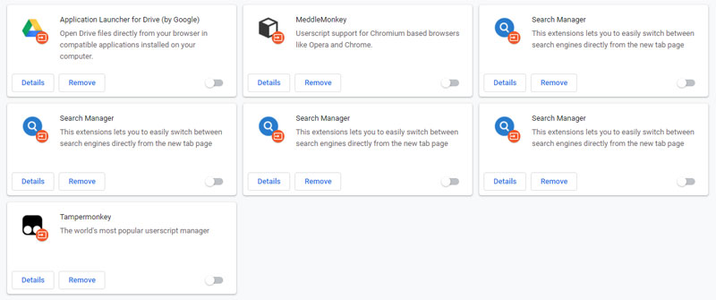 How to Remove Extensions from Chromium