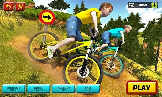 MTB Off Road Bike Rider