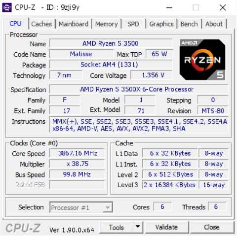 Using the CPU-Z Application