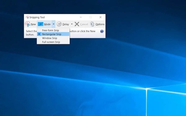 Using the Snipping Tool